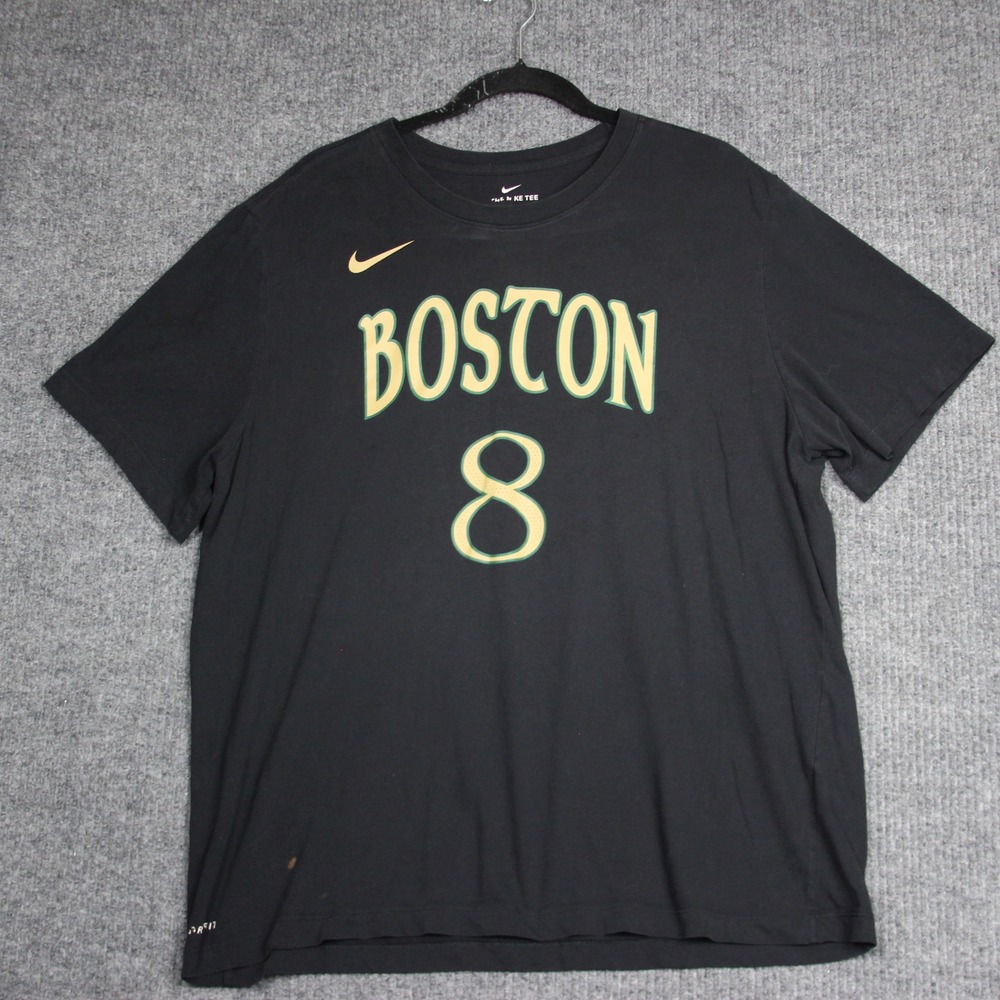 Nike‎ Boston Celtics Kemba Walker #8 NBA Dri-Fit Tee T Shirt Mens 2XL